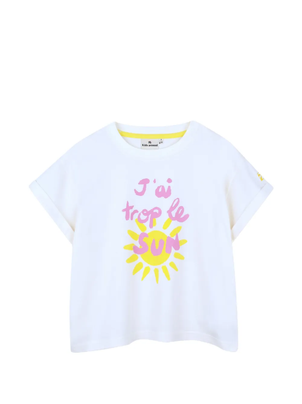Kids Around graphic T-shirt - Bianco