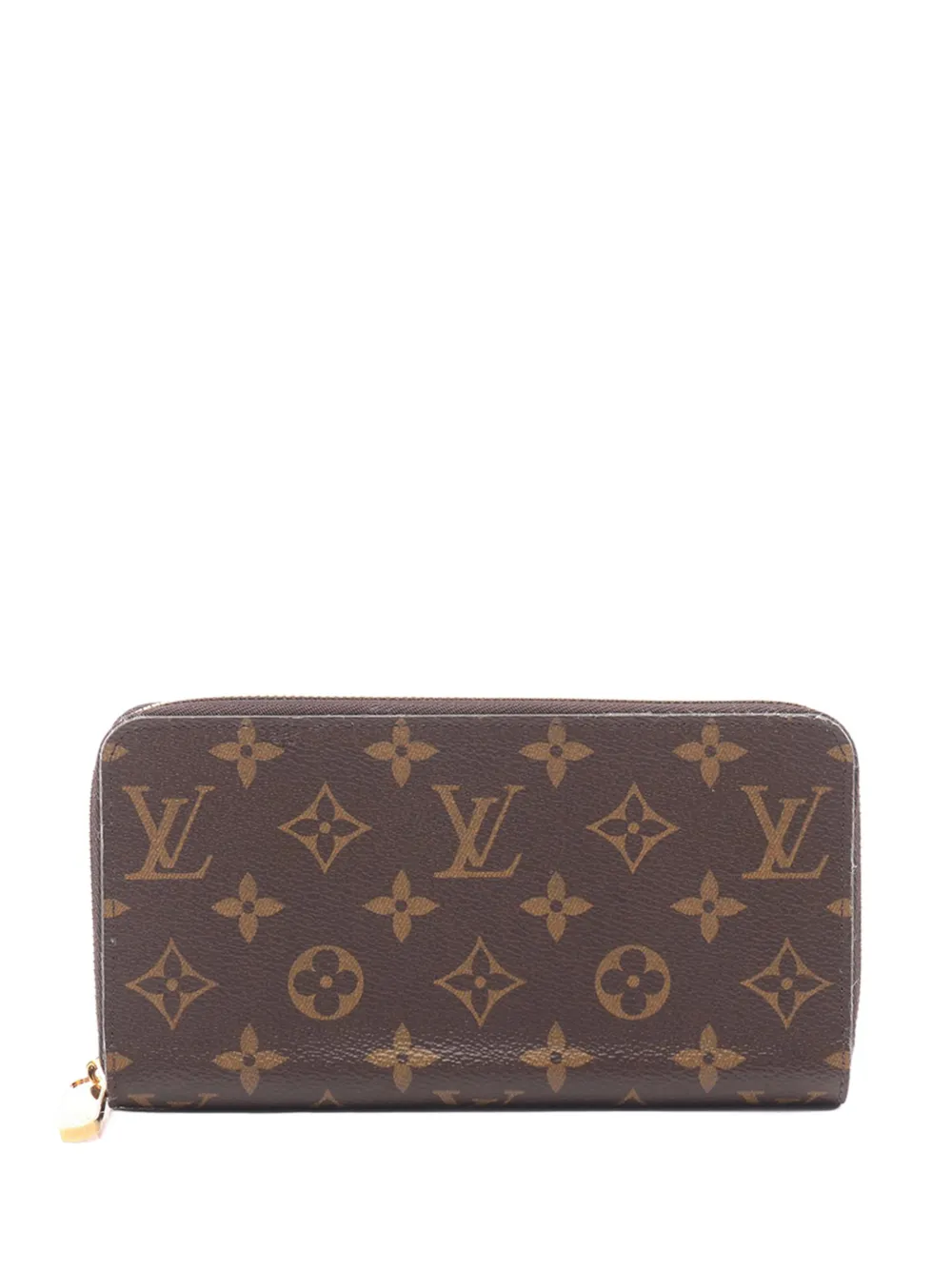 Louis Vuitton Pre-Owned 2021-2025 Monogram Zippy Around Wallet long wallets - Marrone