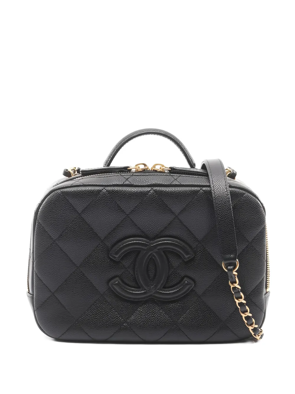 CHANEL Pre-Owned 2021s Matelassé chain shoulder bag - Nero