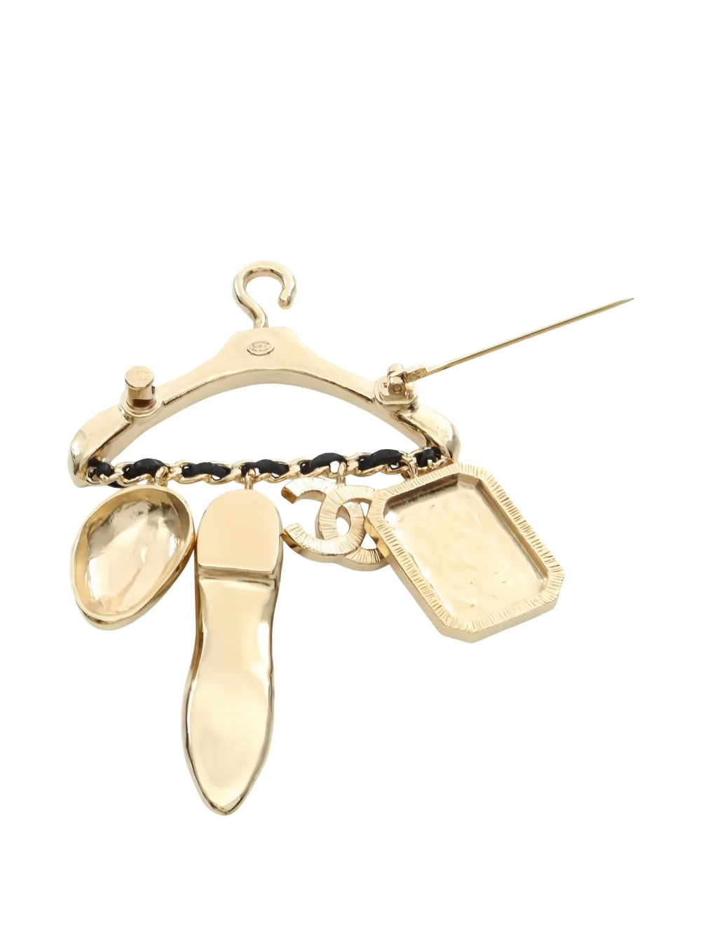 1986-1988 Coco Mark Hanger-Motif Brooch