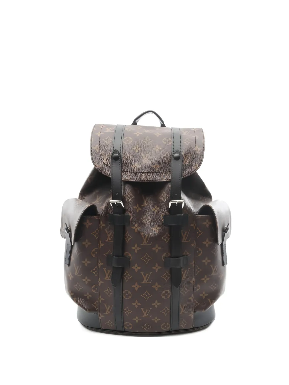 Louis Vuitton Pre-Owned 2018 MM Christopher Monogram canvas backpack - Marrone