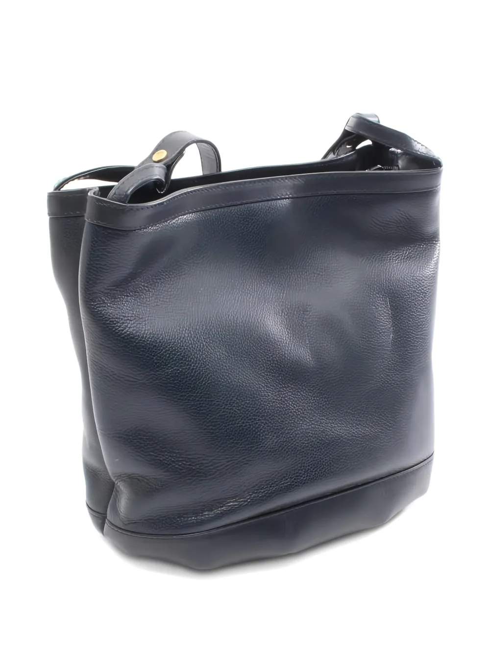Gucci Pre-owned 00s Interlocking G Leather Shoulder Bag in Blue, view 2