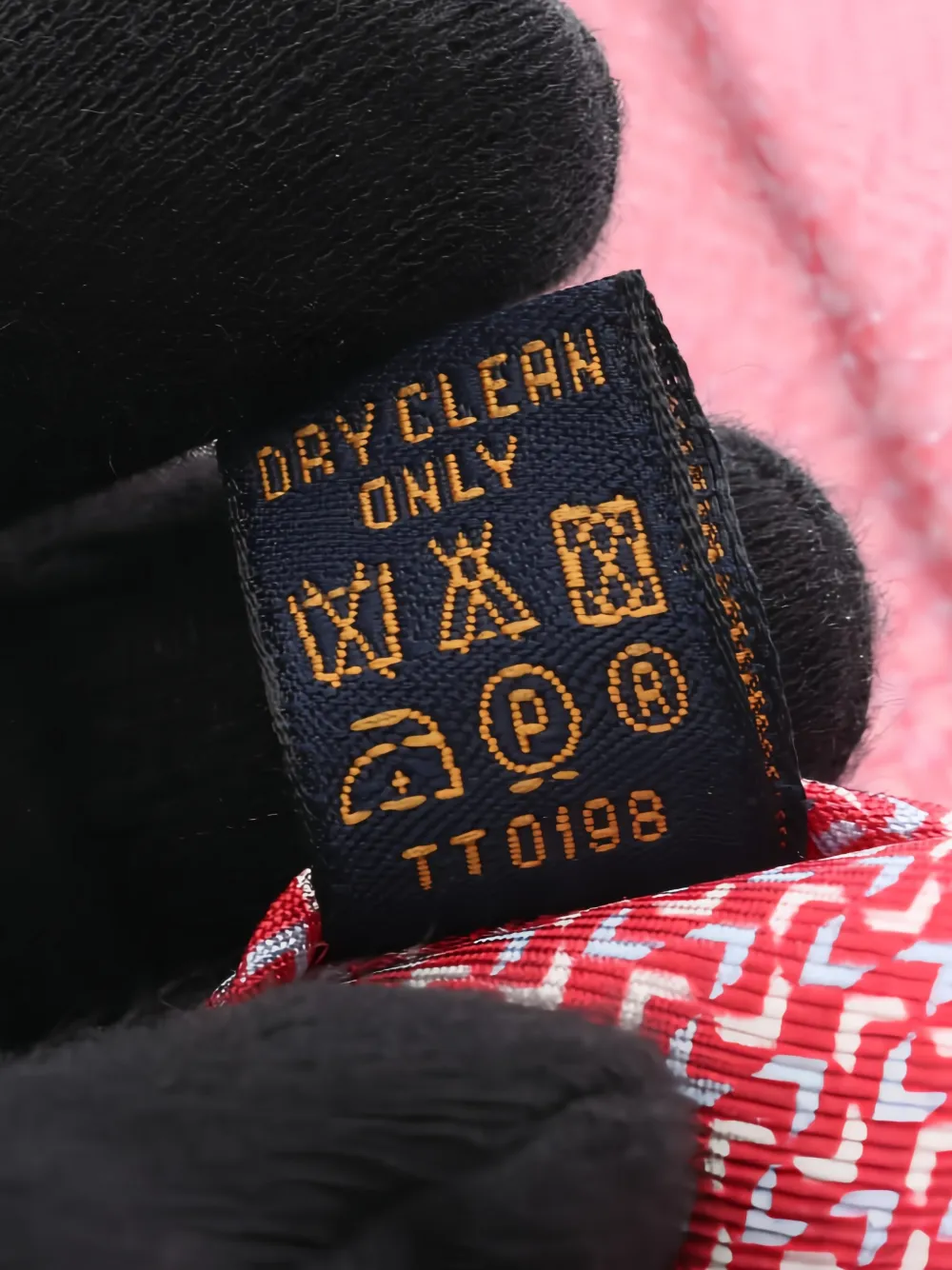 Louis Vuitton Pre-Owned 2018 all-over pattern tie - Rosso