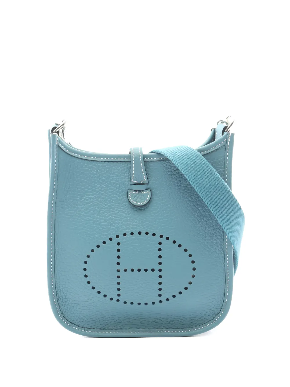 Hermès Pre-Owned 2025 Evelyn TPM Amazon Clemence-leather shoulder bag - Blu