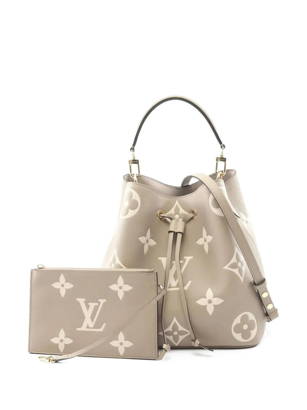 Louis Vuitton Pre-Owned 2021 MM NéoNoé Monogram leather bucket bag - Toni neutri