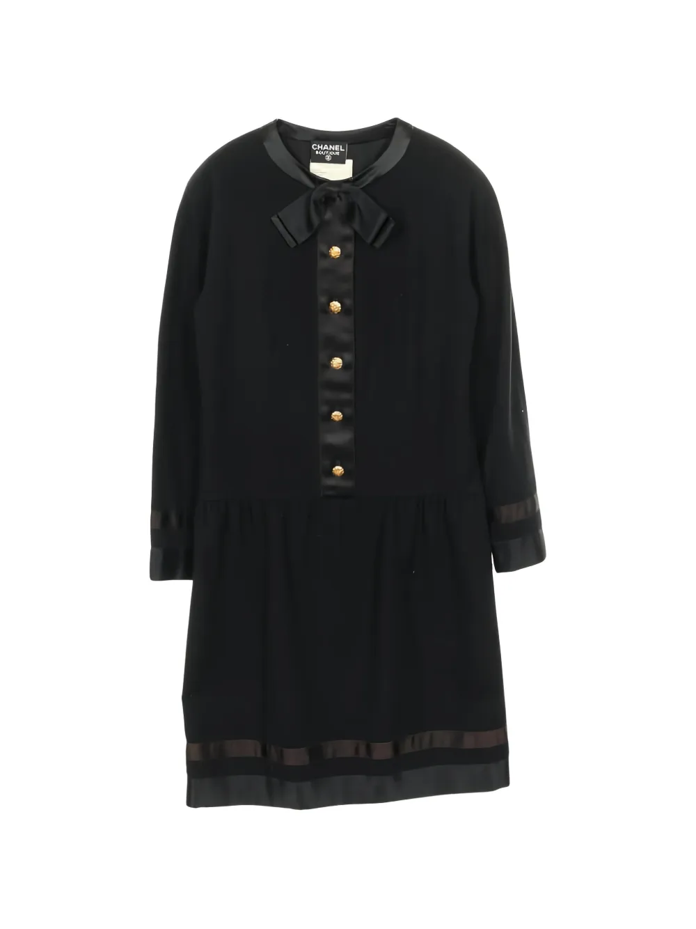 CHANEL Pre-Owned 1986-1988 mini dress - Nero