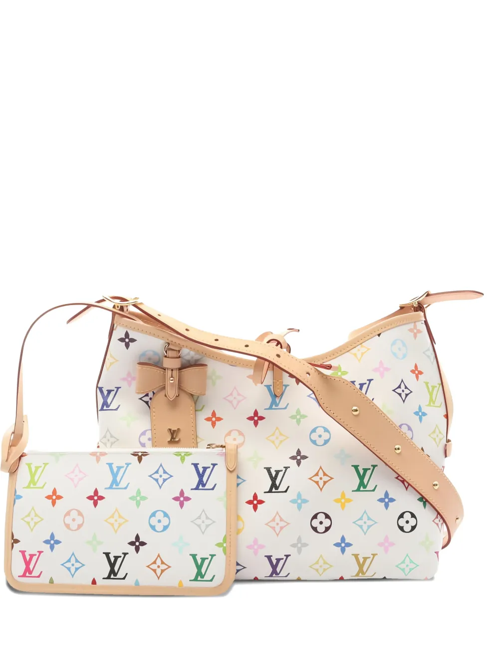 Louis Vuitton Pre-Owned x Takashi Murakami 2010s PM Carryall Monogram shoulder bag - Bianco