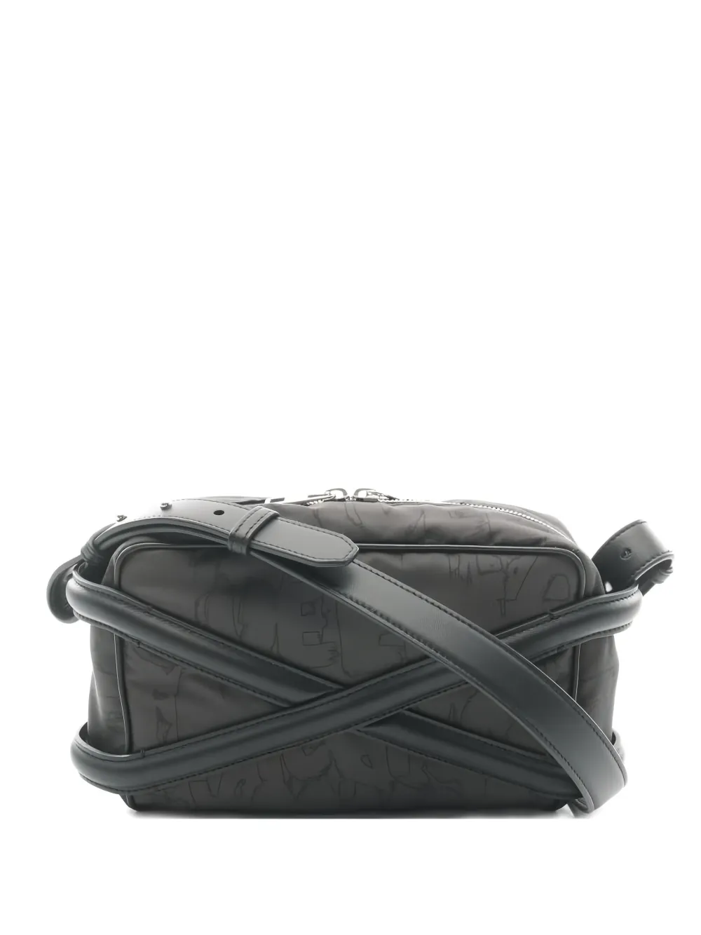 Pre-owned Alexander Mcqueen 2020s Harness Cross Body Bag In Black