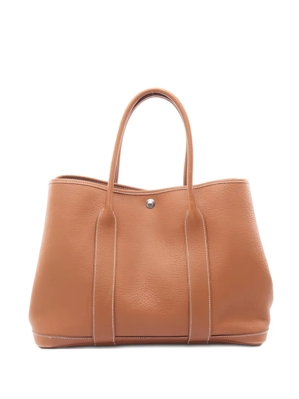 Hermès Pre-Owned 2007 Garden Party PM leather tote bag - Marrone