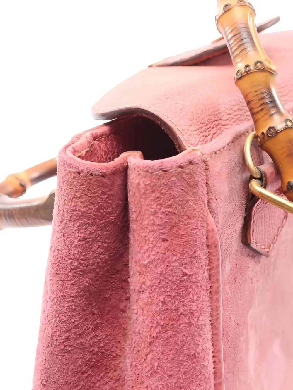 Gucci Pre-Owned 2000s バンブー ハンドバッグ | ピンク | FARFETCH JP