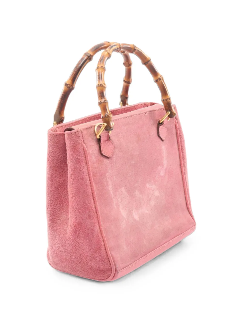 GUCCI バンブー ハンドバッグ ピンク Gucci Pre-Owned 2000s バンブー ハンドバッグ | ピンク | FARFETCH JP