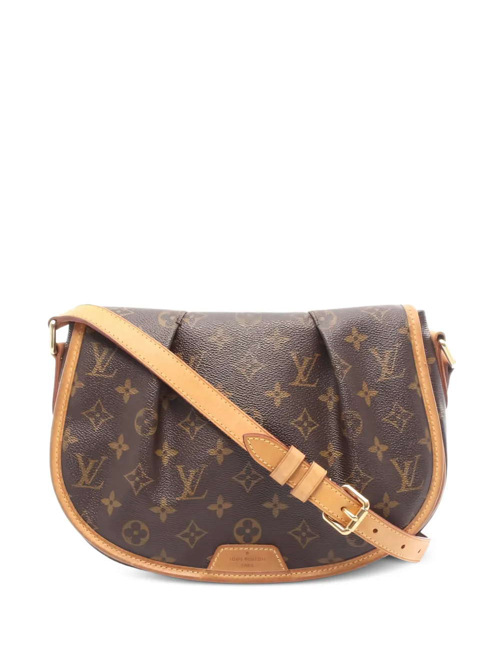 Louis Vuitton Pre-Owned 2013 PM Menilmontant Monogram adjustable strap cross body bag - Braun