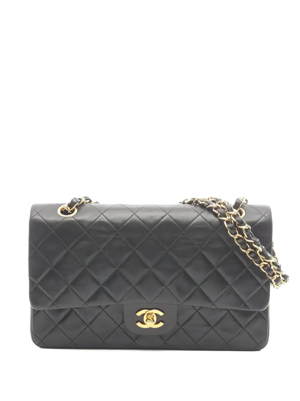CHANEL Pre-Owned 1996-1997 Matelassé quilted chain shoulder bag - Nero