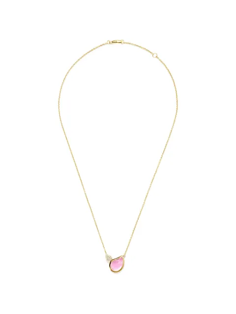 TAMARA COMOLLI Signature 2 Drop tourmaline and diamond necklace