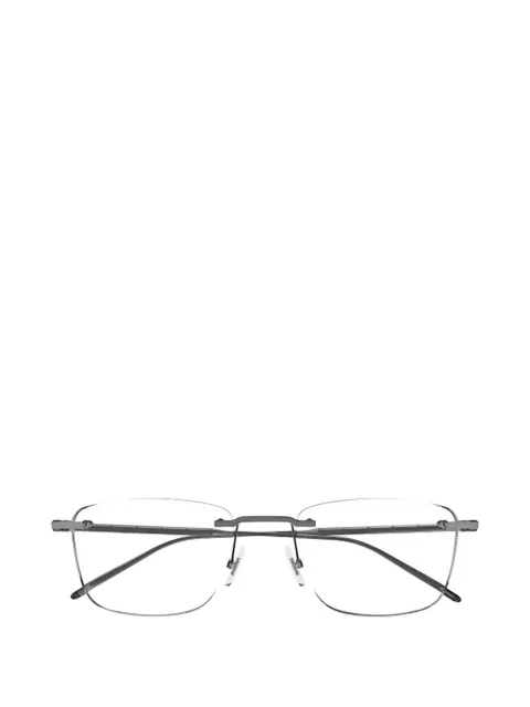 Montblanc rimless square-frame glasses