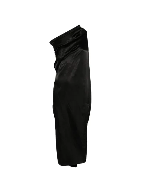 Rick Owens 아테나 아로헤드 원숄더 미디 드레스