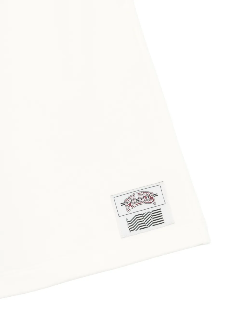 Golden Goose Kids Shorts met Compass-logopatch Beige