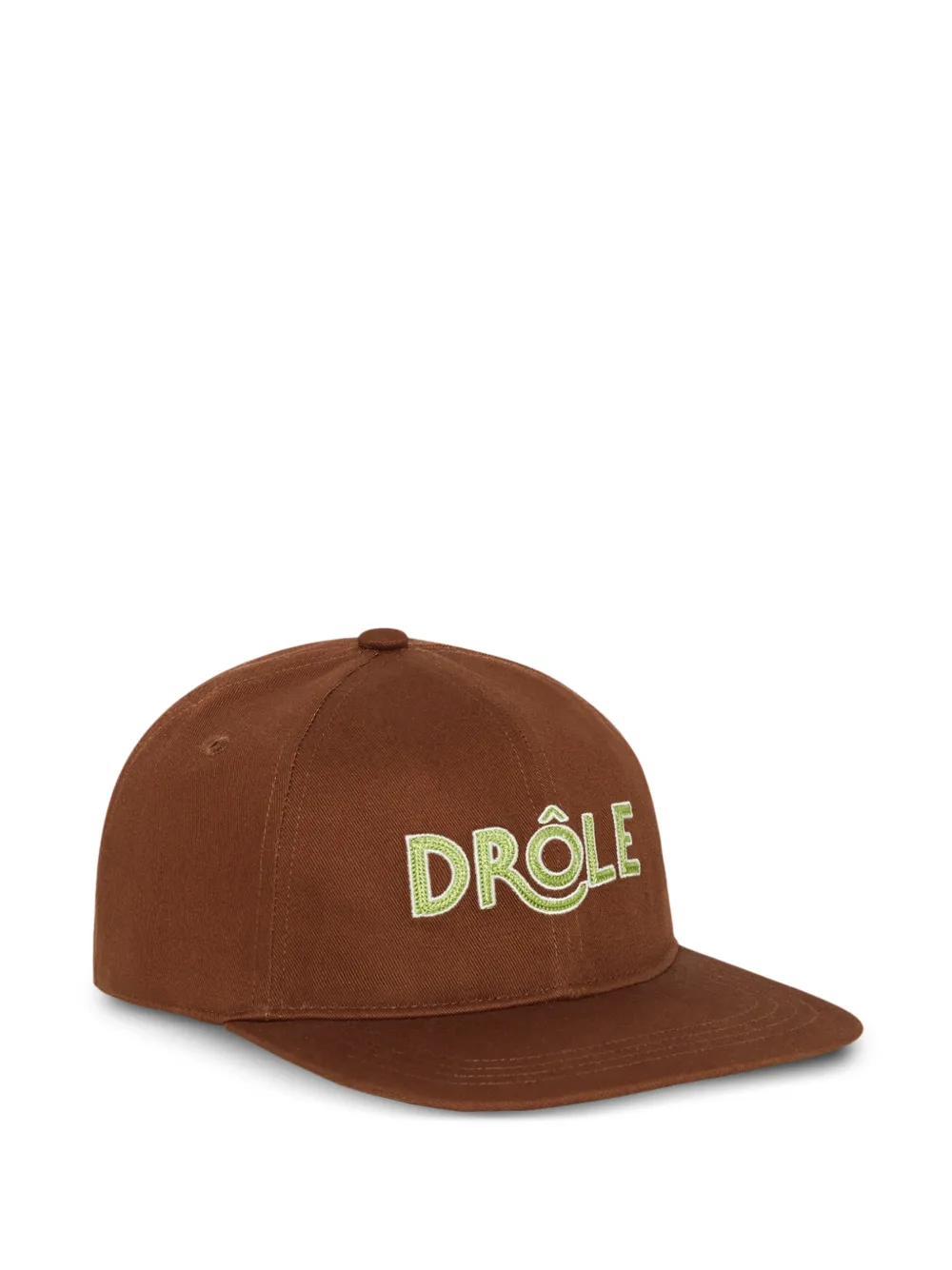 Drôle De Monsieur Verstelbare honkbalpet met logo Bruin