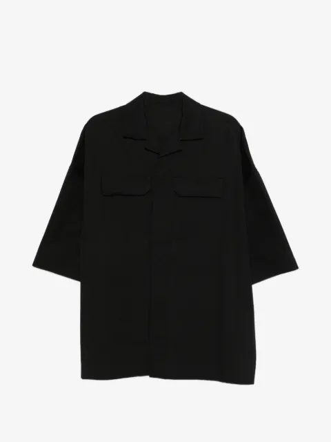 Rick Owens camp-collar flap-pocket shirt