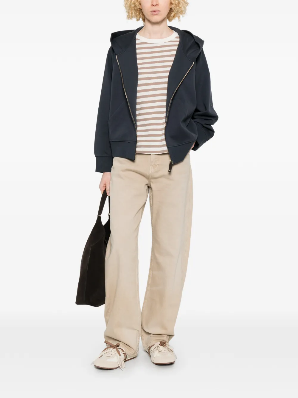 'S Max Mara Hoodie met rits Grijs