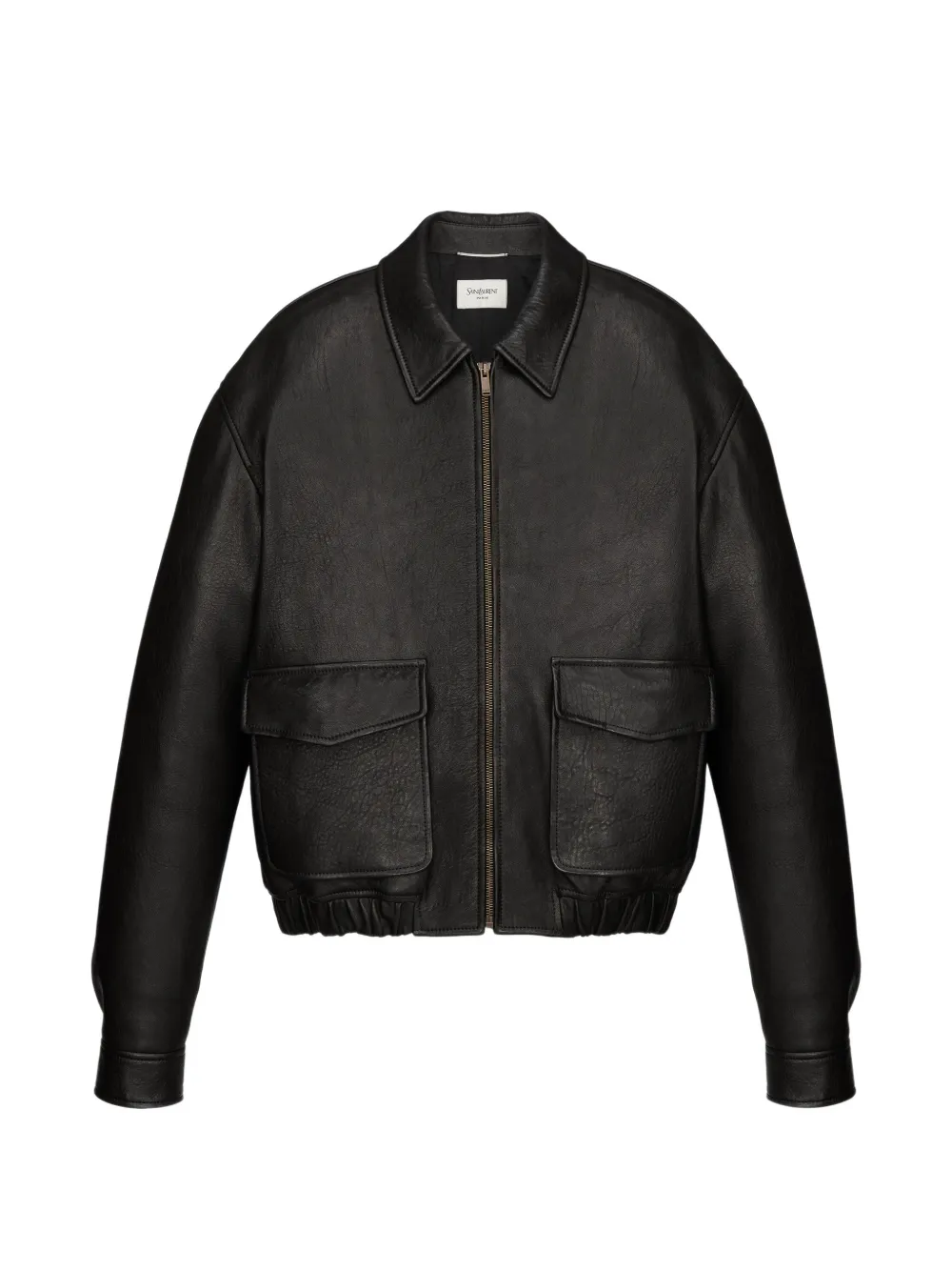 Saint Laurent flap-pocket jacket - Schwarz