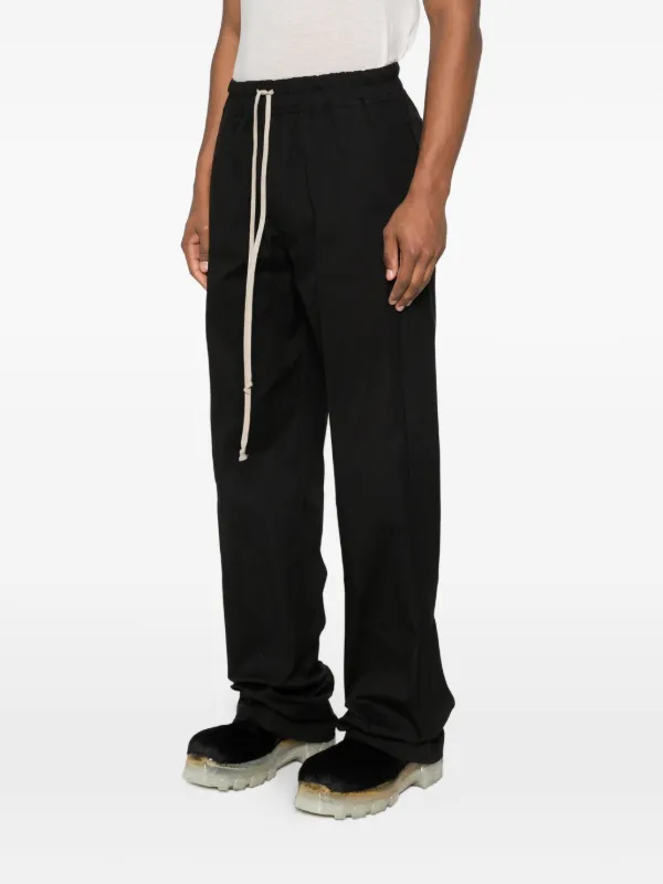Rick Owens drawstring-fastening Trousers | Black | FARFETCH JO
