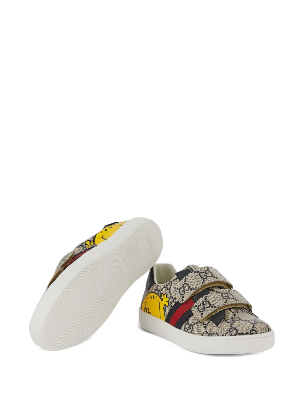 Gucci Kids x MR. MEN™ LITTLE MISS™ Ace sneakers met logopatroon Beige