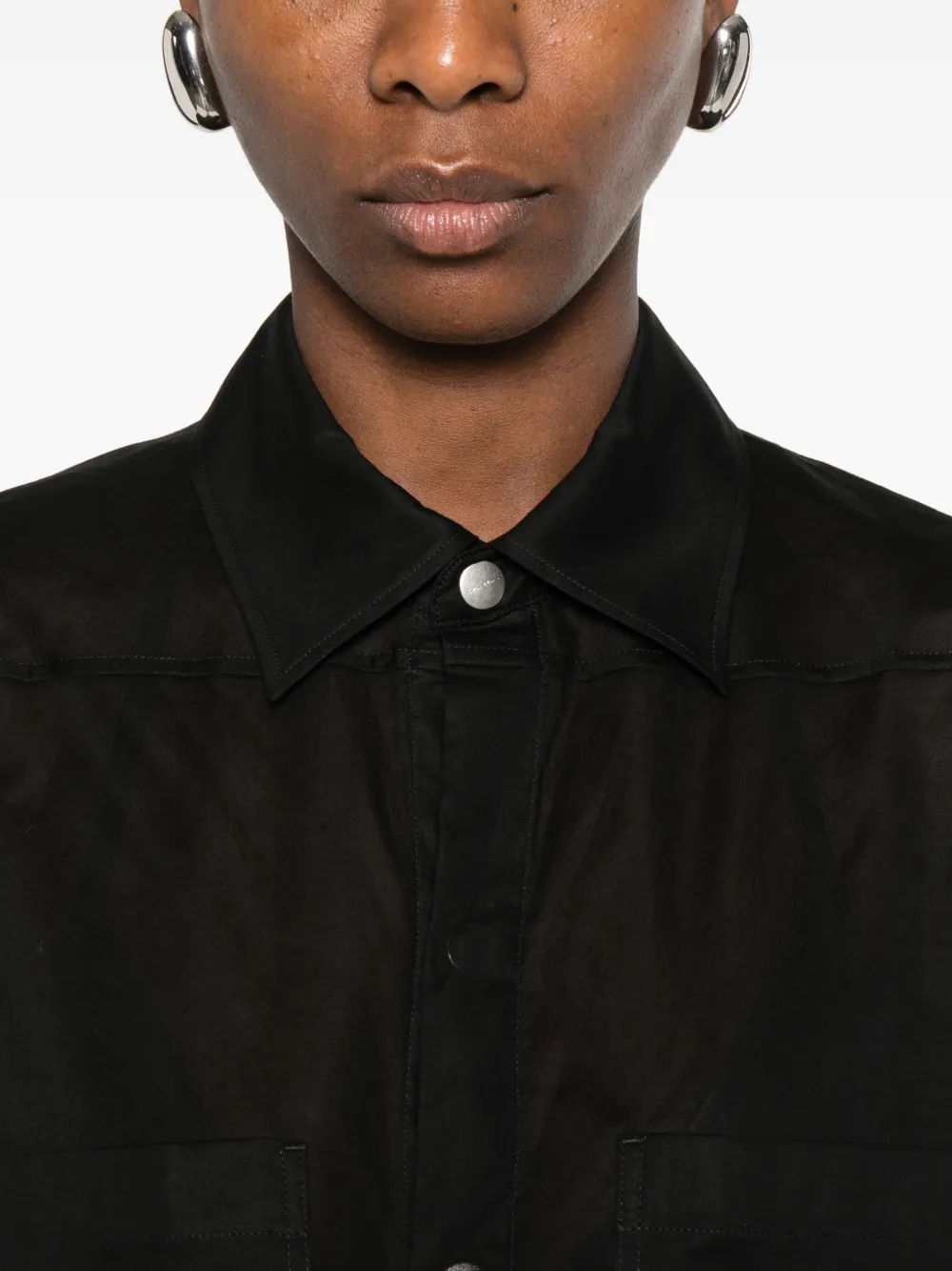Rick Owens Tommy blouse Zwart