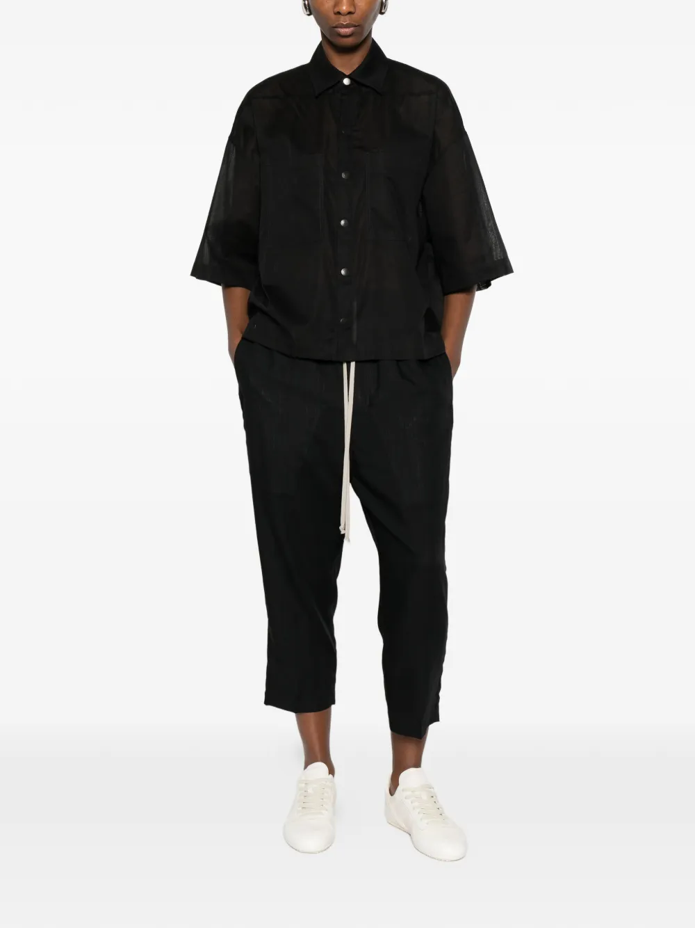  Rick Owens Tommy Shirt - Black 