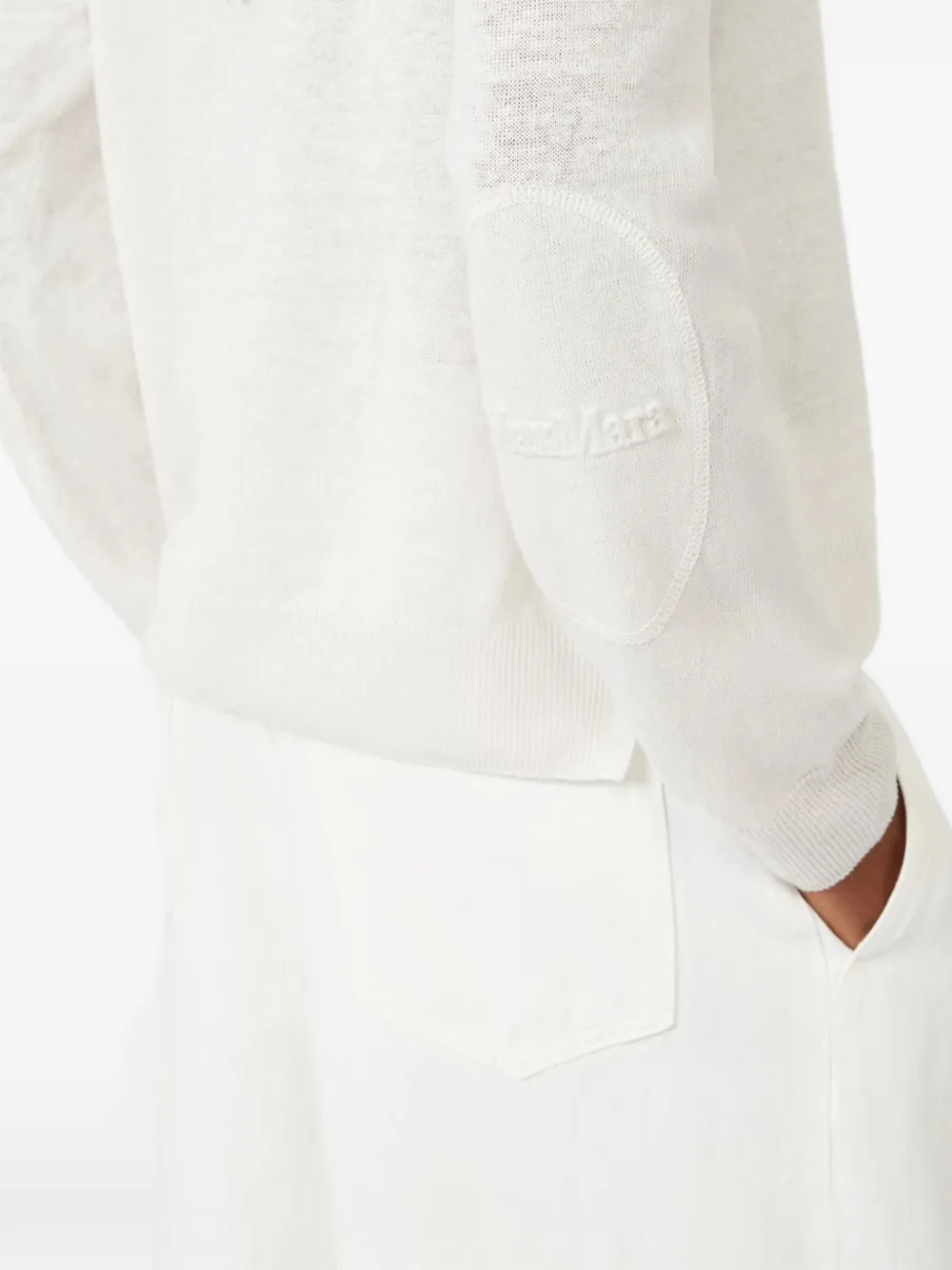 'S Max Mara Trui met patch Wit