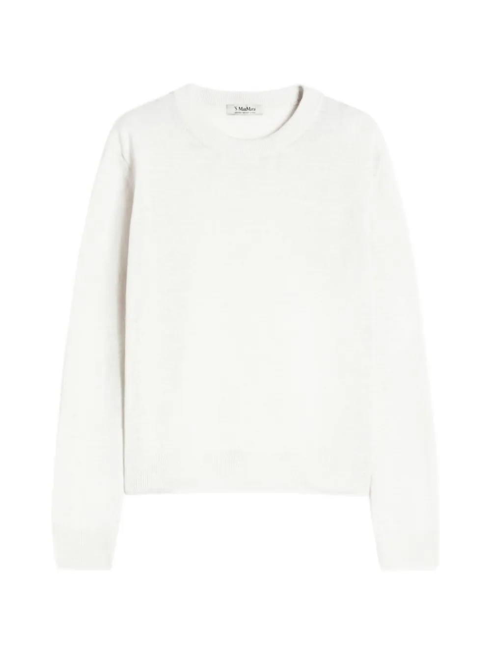 'S Max Mara elbow patch sweater - Bianco