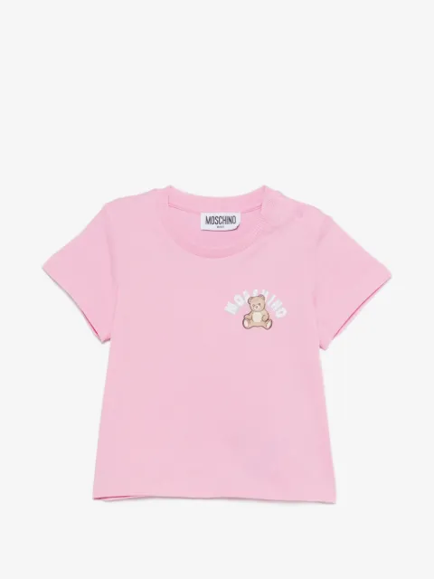 Moschino Kids printed round-neck T-shirt