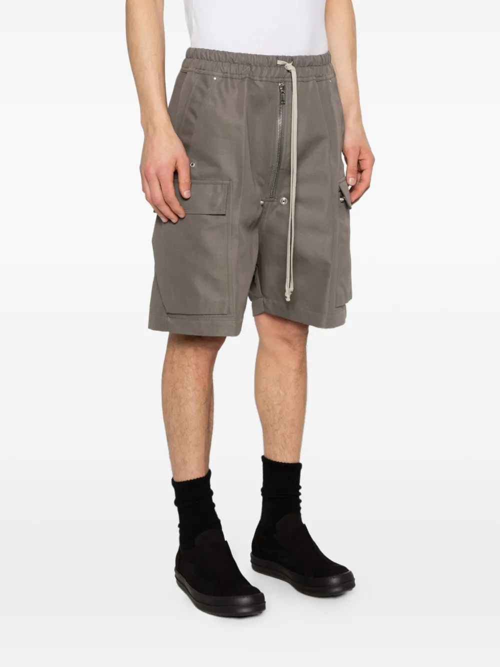  Rick Owens Cargo Drawstring Trousers - Grey 