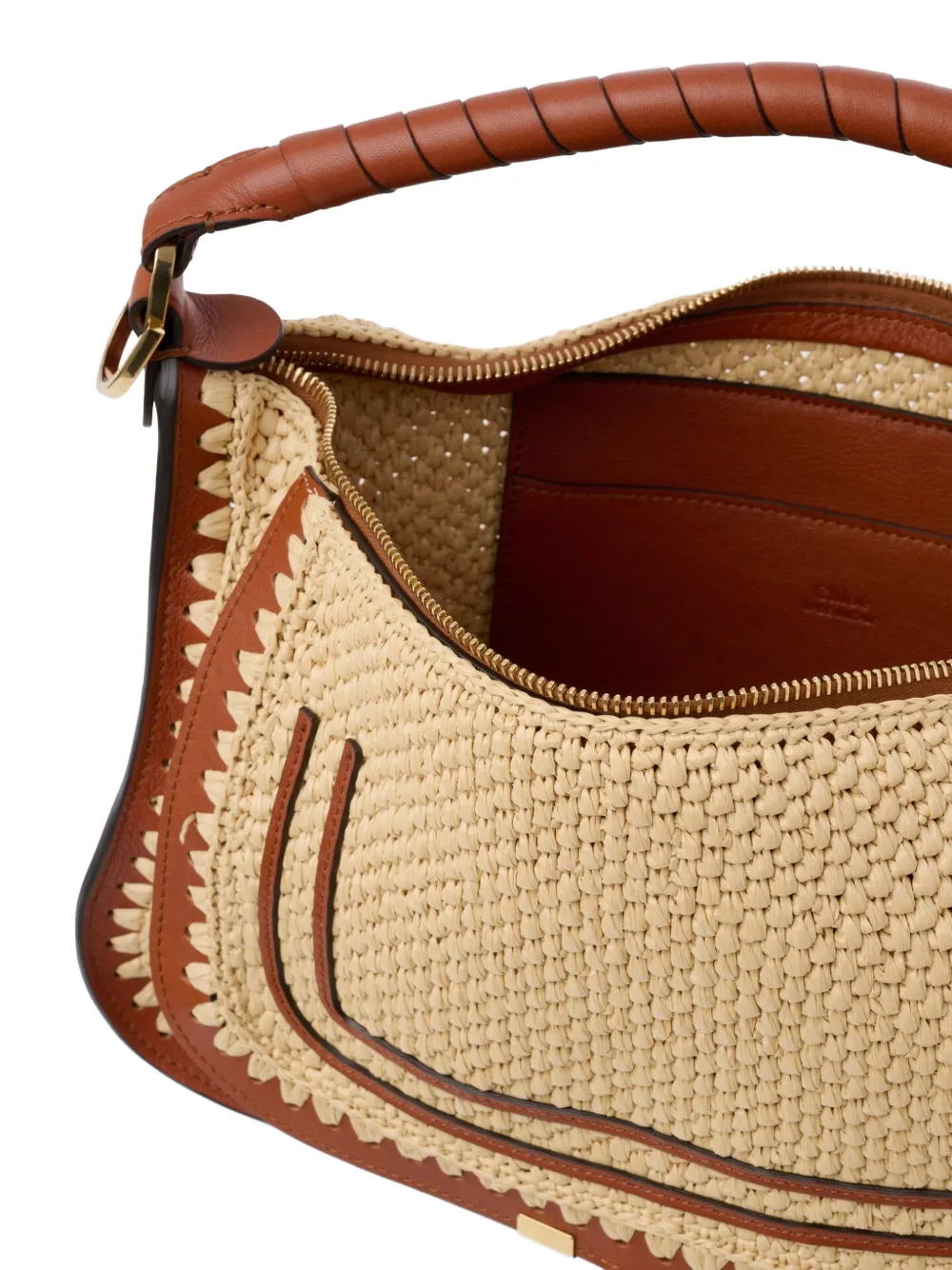 Chloé Marcie schoudertas Beige