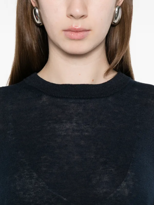 'S MAX MARA クルーネック セーター リブニット エス マックスマーラ S MAX MARA レディース クルーネックセーター