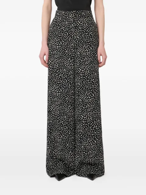 Max Mara wide-leg print trousers