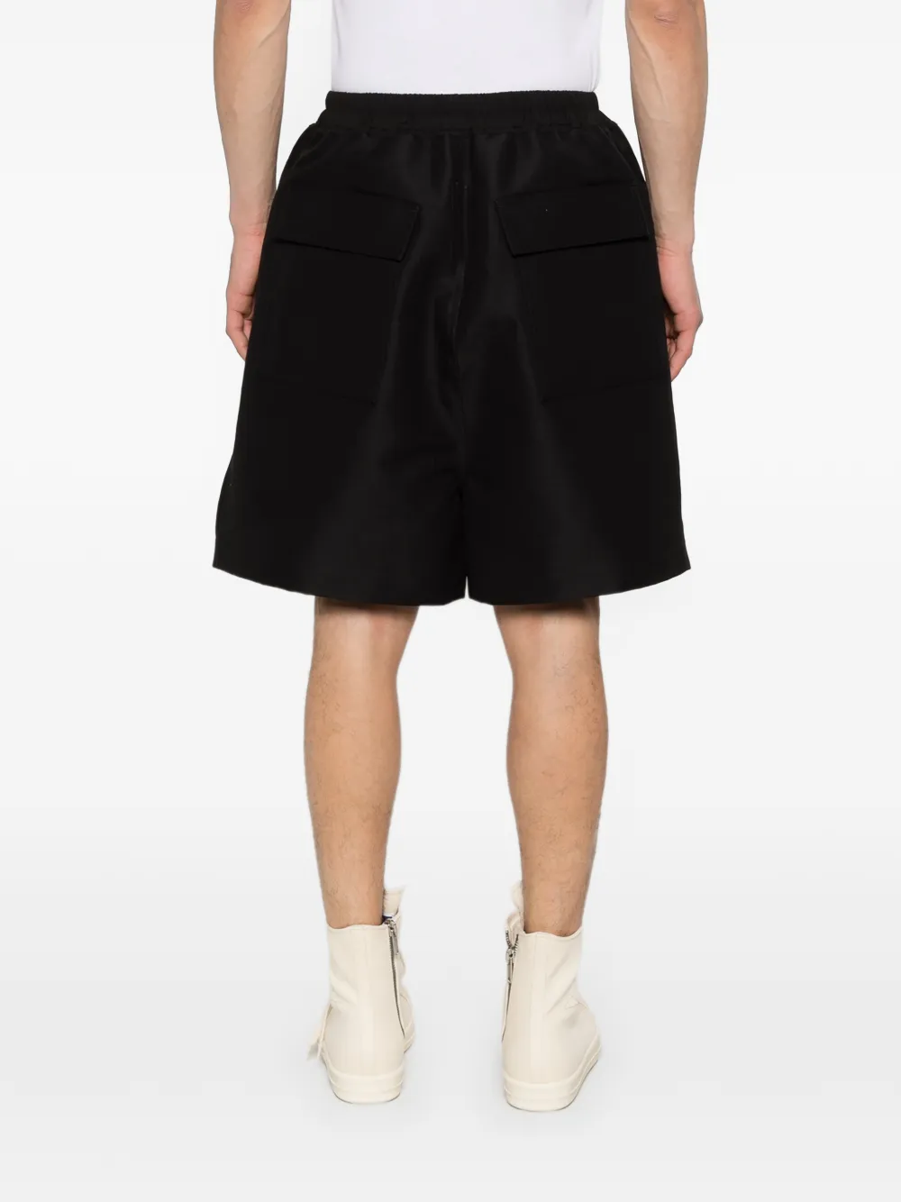 Rick Owens Faun shorts met trekkoordsluiting Zwart