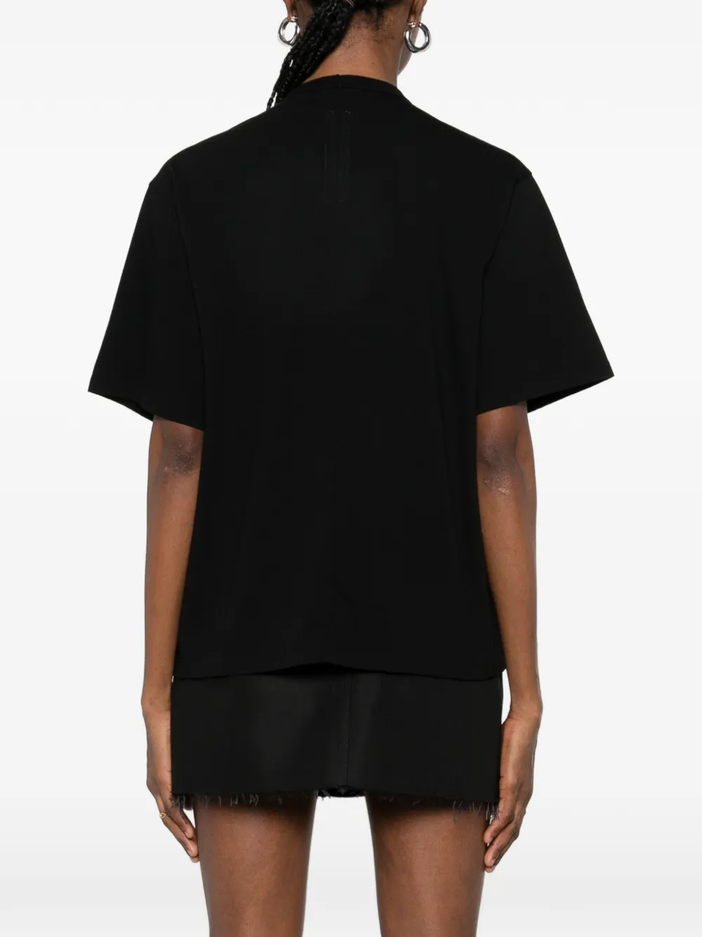 Rick Owens Brad T-shirt met ronde hals en korte mouwen Zwart