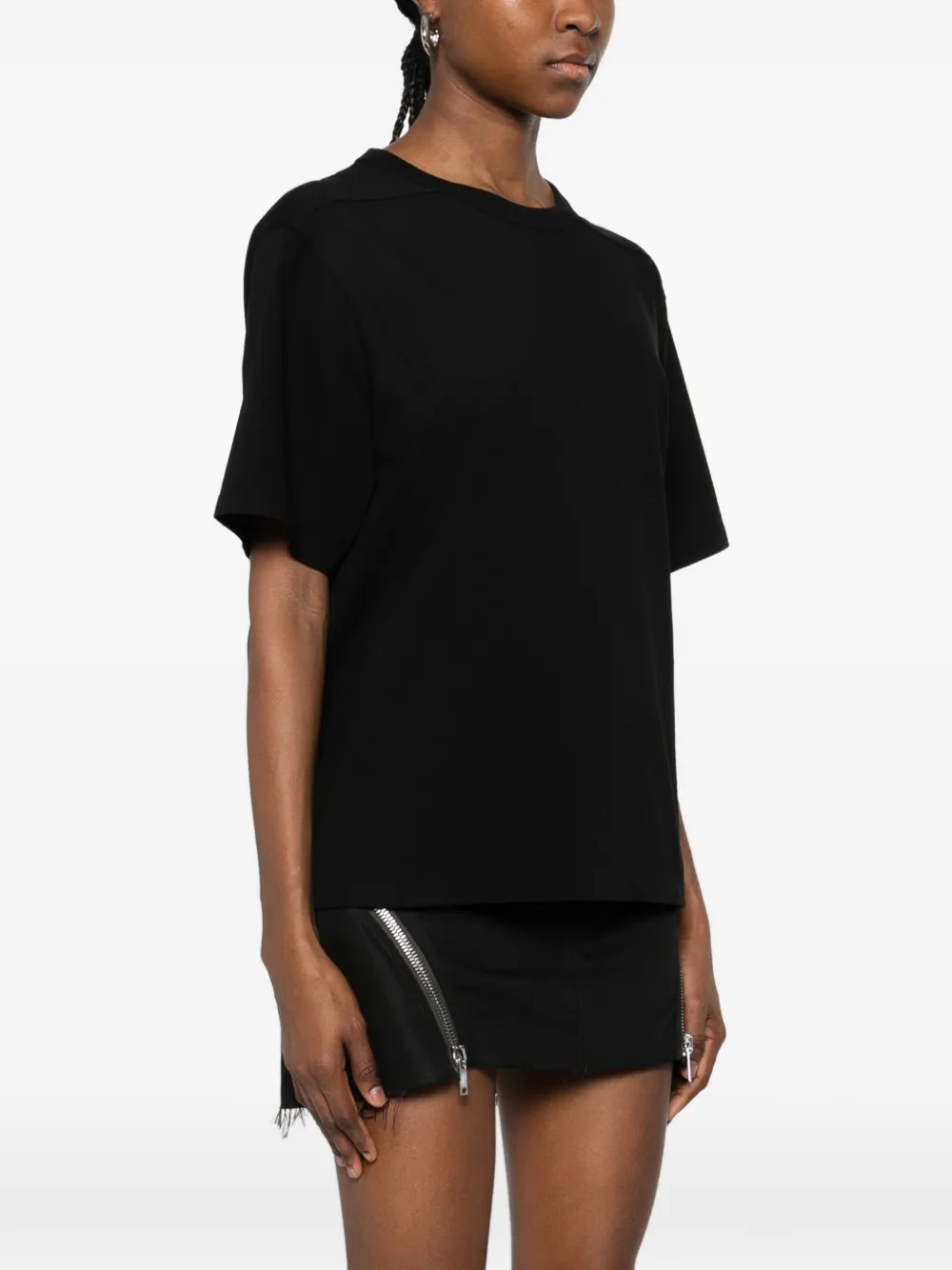 Rick Owens Brad T-shirt met ronde hals en korte mouwen Zwart