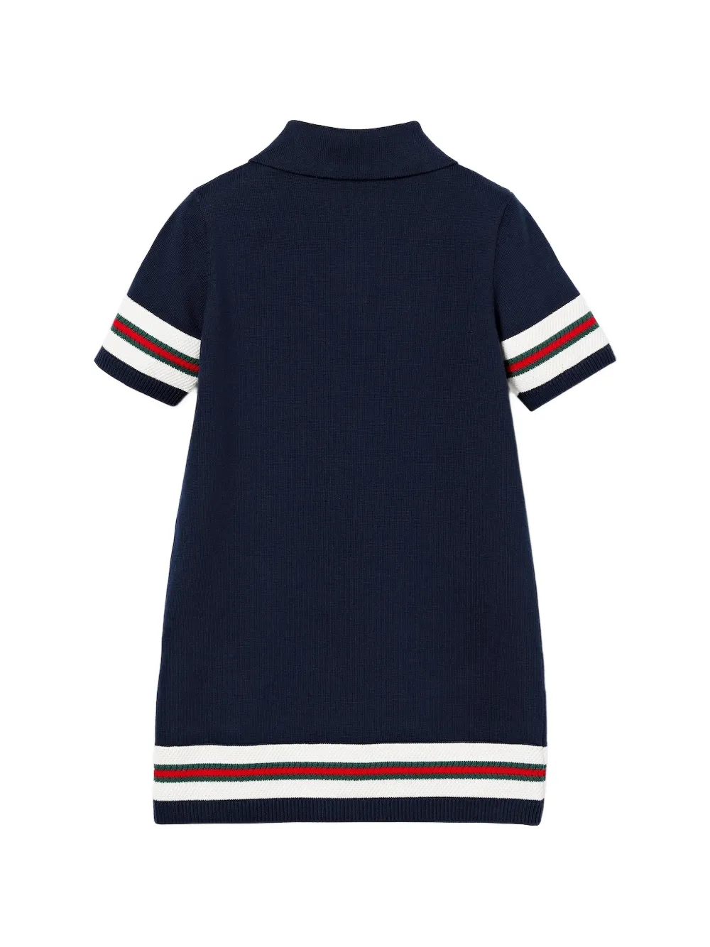 Gucci Kids Gestreepte jurk Blauw