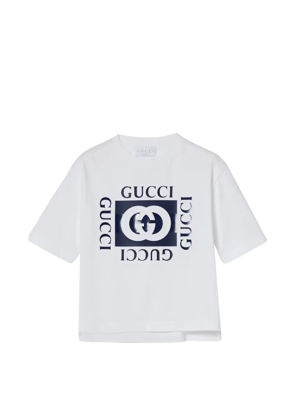 Gucci Kids signature Interlocking G T-shirt - Bianco