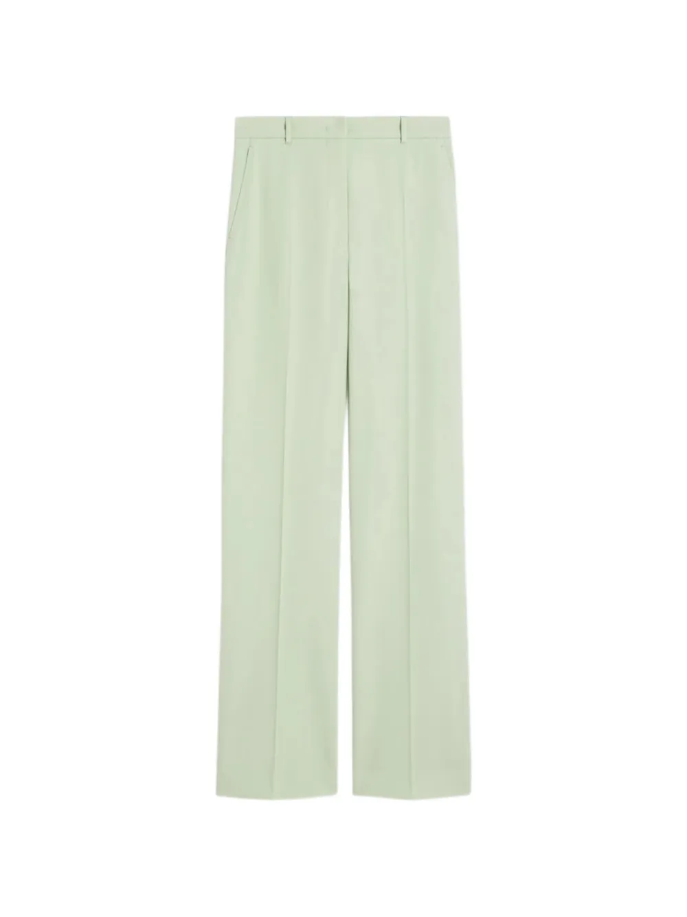 Max Mara high-waisted crepe trousers - Verde