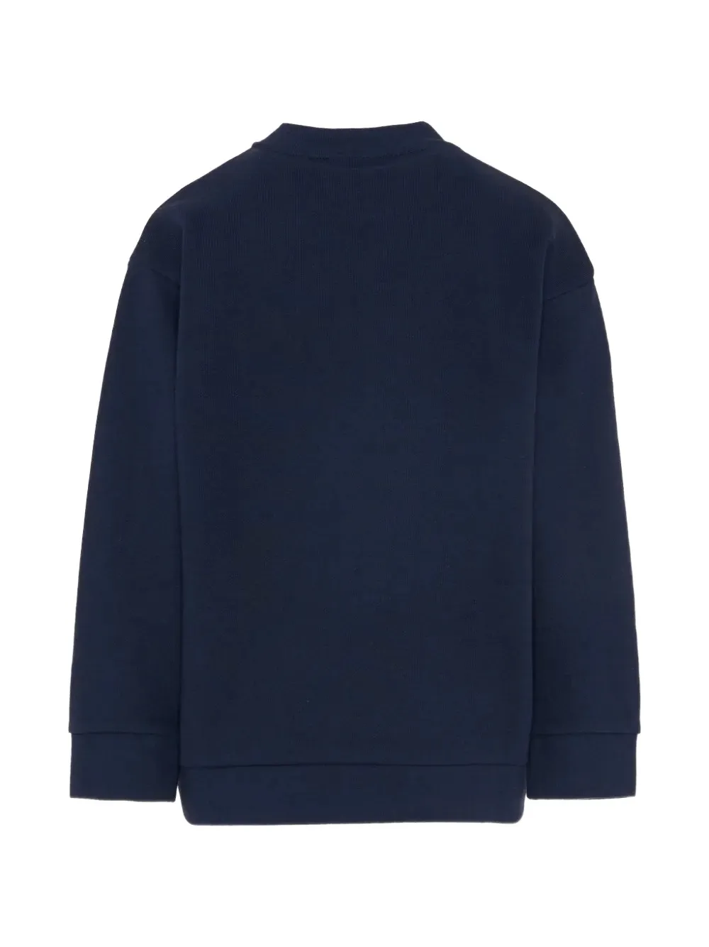 Fendi Kids Sweater met logo Blauw