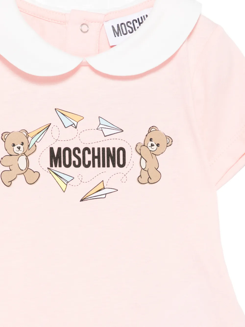 Moschino Kids Babypakje met logo Roze