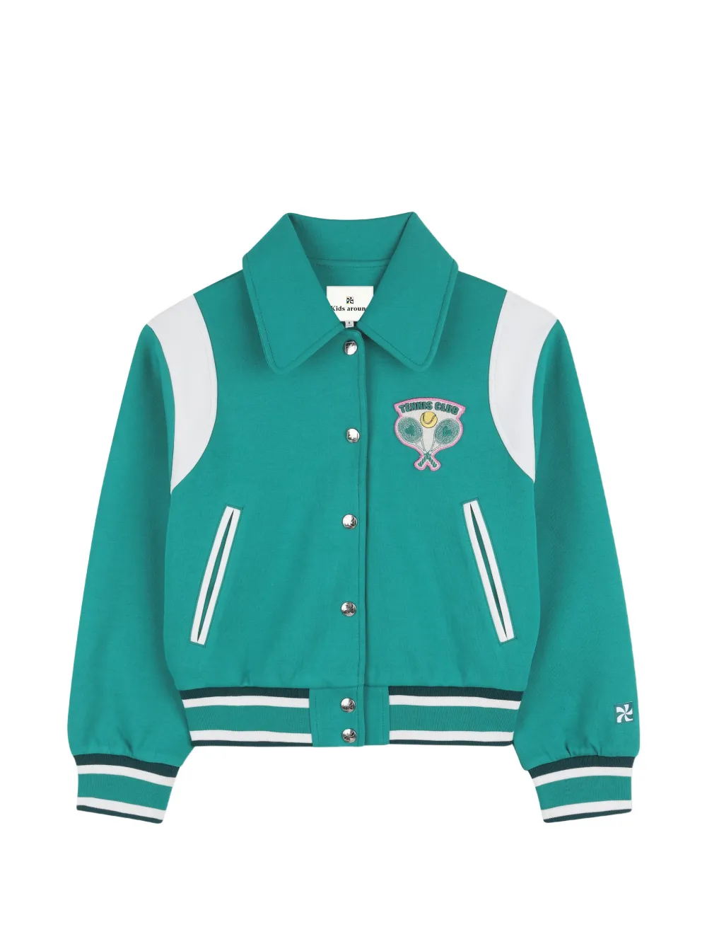 Kids Around collared jacket - Grün