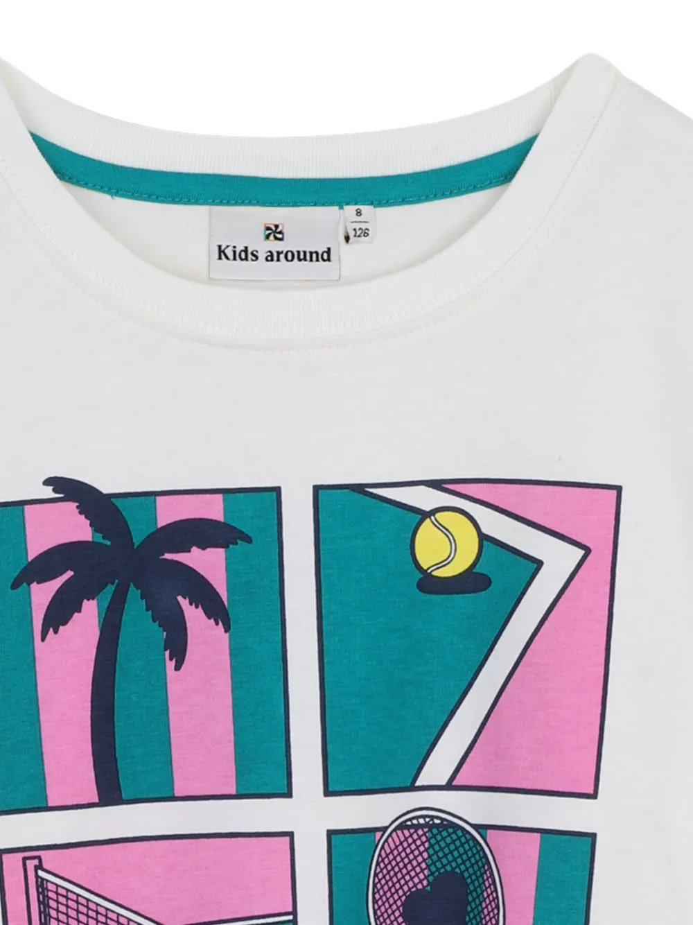  Kids Around Graphic-print T-shirt - White 