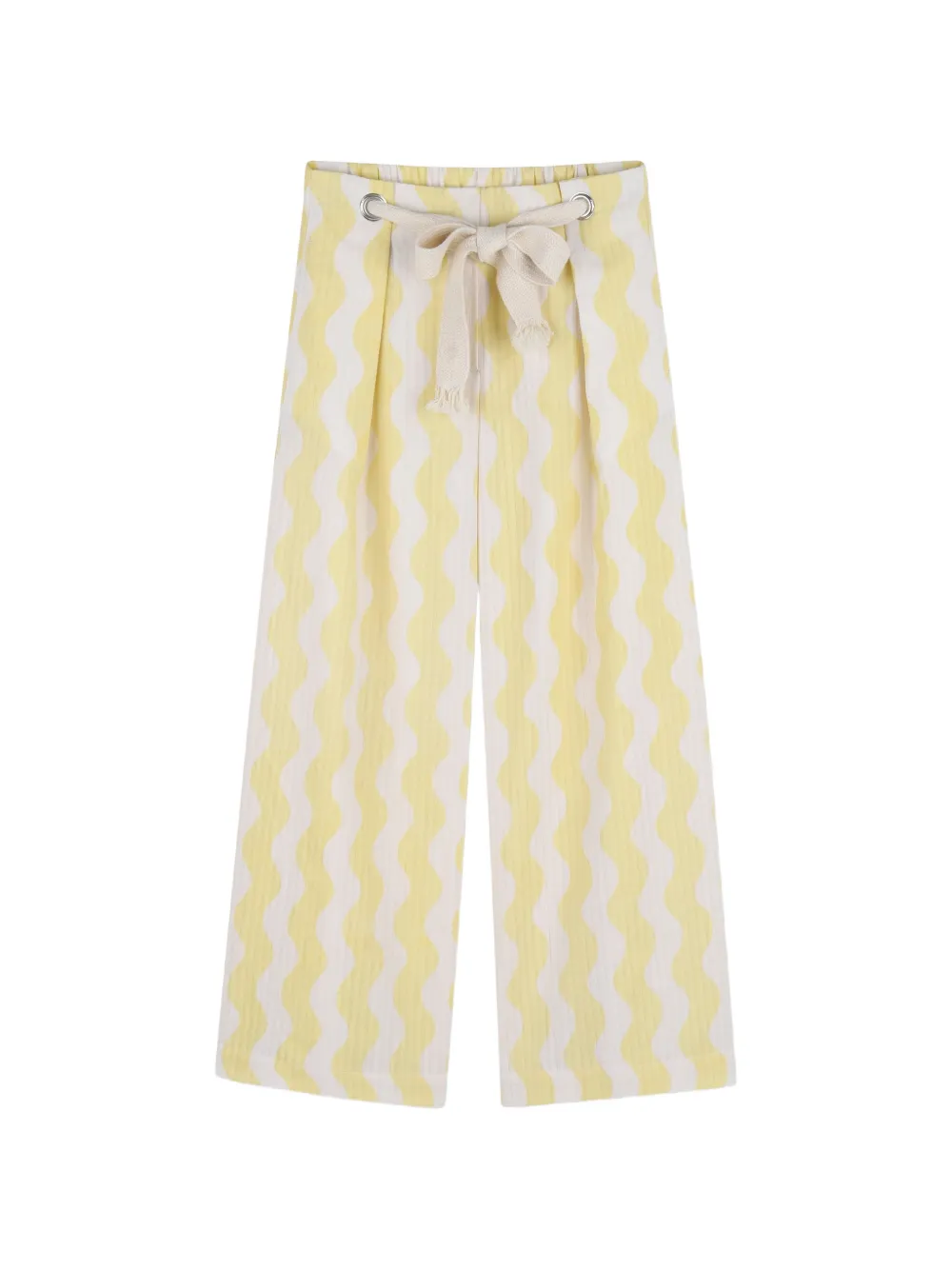 Kids Around cotton trousers - Giallo