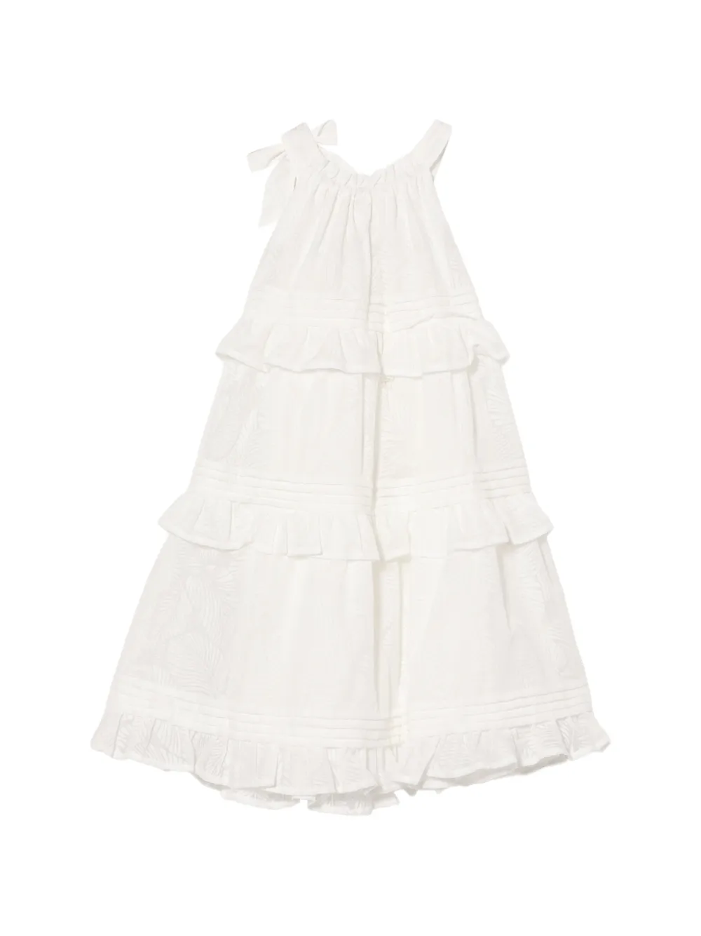  Zimmermann Kids Patience Midi Dress - Neutrals 