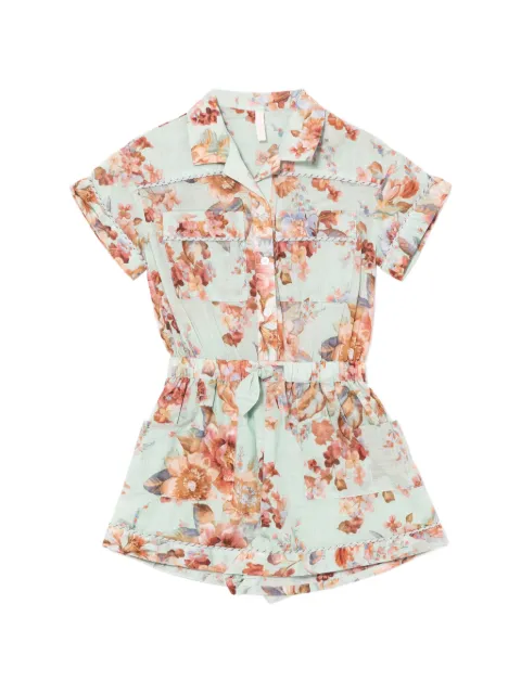 ZIMMERMANN Kids jumpsuit corto Awaken