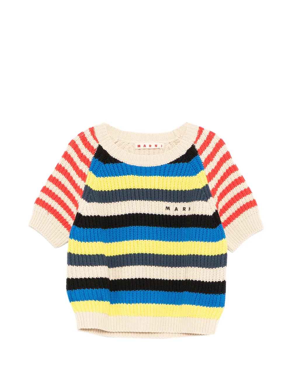 Marni Kids Top a righe - Toni neutri